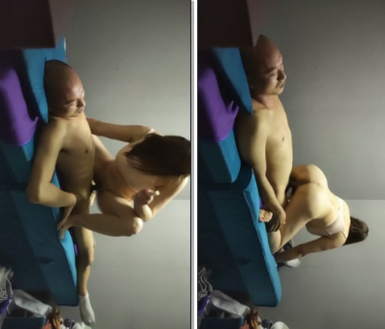 【女探花之足浴店】，深夜独守店面，少妇还是个一线天，大叔享受温柔性爱服务爽爆了