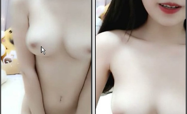 長發甜美清純天使顔值妹子,看著年齡應該不大,發育的真好,一對大白兔又白又挺