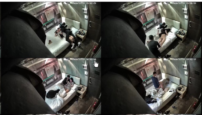 完美清晰视角欣赏数对男女教科书式造爱现场反差萝莉小美女情趣挑逗床上骚劲真是极品中的极品2