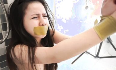 【絕對凌辱 全裸四點】放學後 馬尾運動服女孩KIKI最大性危機 手被黏綁被迫掰穴強操啪啪 全裸無遮