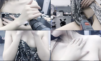 海鲜馒头穴女神『阿朱』2月全新科幻风新作《超魅机甲机器人》超爆秀人顶流 高清 (2).