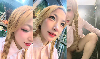 和幾個舔狗線下見面，火鍋店內開干，【喬寶快噴啊】，廁所大炮，酒吧和戶外自慰噴水，真是膽大包天 (3)