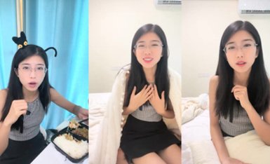 長腿絲襪眼鏡韻味御姐 點點520 20小時合集 (1)