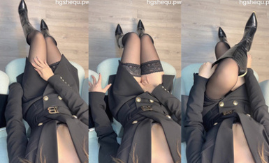 shirley 黑絲長靴  (2)