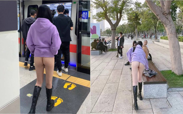 頂級反差女神〖娜娜愛之屋〗最新露出挑戰，人來人往商場地鐵人前偷偷露出，緊張刺激！超級反差合集（1）