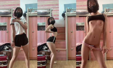 在校大學生眼鏡妹子 小呼嚕 22部合集 (4)