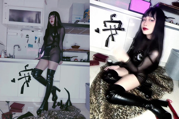 安女王-特地換上一套女王裝束3分鍾