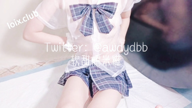 軟甜糯米糍 藍色透明裙JK