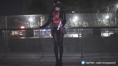 高顏值偽娘@曦曦(xixiyaxixi)尺度露出作4K合集 (16)