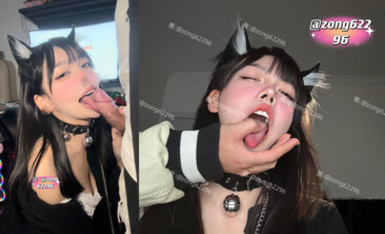 推特反差傻白甜【人活著就是為了六花】微露臉大尺度，暴力口交嘴巴都插變形了