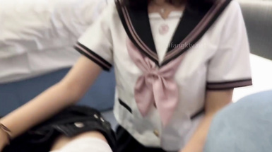 專玩年輕嫩妹子，PUA約啪大神【江南第一深情】超多JK制服小姐姐被調教玩弄，無套進入妹子嚶嚶淫叫 (10)