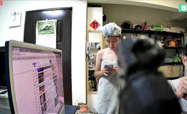 2024-05-21_臺北家庭監控_[內衣睡衣全裸]_媽媽睡衣妹妹內衣起床換衣服_妹妹洗澡_姐姐洗澡