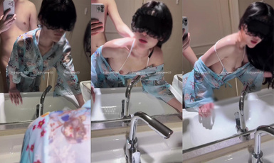 推特新晉4年綠帽美腿淫妻網黃「一個ren」《夜下名媛2》和服交際花穿上和服跪地口交，對鏡後入，沒有假雞巴舔，只好舔主人的手指