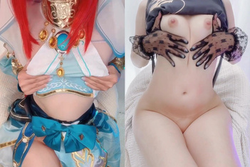 極品粉嫩coser，足交假雞巴，騎乘自慰粉嫩蜜穴，各種cos服裝滿足你的性幻想 (19)