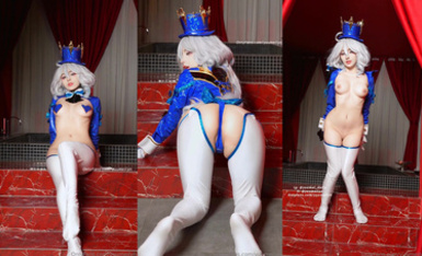 最新流出，Onlyfans百變女神，露臉福利姬【yuumeilyn】收費作品，COS芙寧娜，露臉性愛內射，太誘人了 (1)