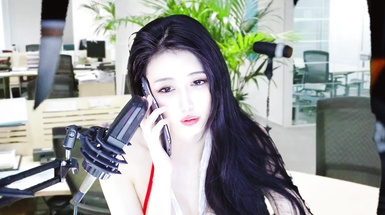 網易CC騷主播【白妖妖】單口相聲【白秘書升職記】2K原版畫質，自導自演，大膽口嗨，勾引老闆，道具自慰 (9)