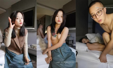 【大一學生妹呀】下午沒課跟小男友酒店開鍾點房，粉嫩鮑魚超喜歡啪啪