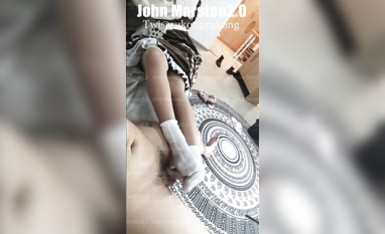 【johnmarston】洛麗塔肉絲棉襪足交 (8)