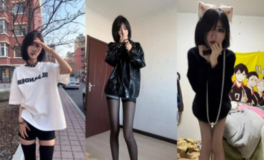 【最新重磅泄密】，抖音38萬粉，天花板女神【行簡】重金定製福利，與金主口交性愛，淫水直流-1