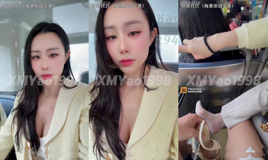 汐夢瑤-公交車露出 露臉 公交車上打飛機 射進高跟鞋 女生聞到味道回頭